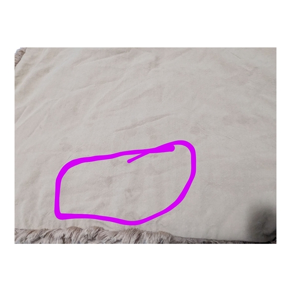 Fringed Tan Throw Cushion Covers. 6 - Picture 8 of 8